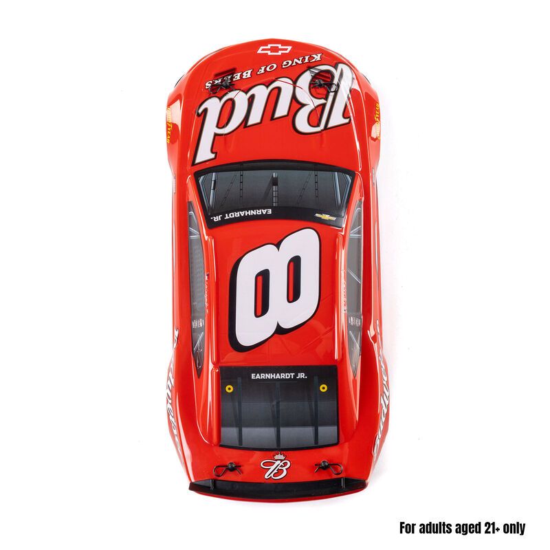 1/12 NASCAR RC Racecar Dale Earnhardt Jr. No. 8 Budweiser Chevrolet ZL1 2S AWD RTR Brushed On-Road (Battery & Charger Included), Red