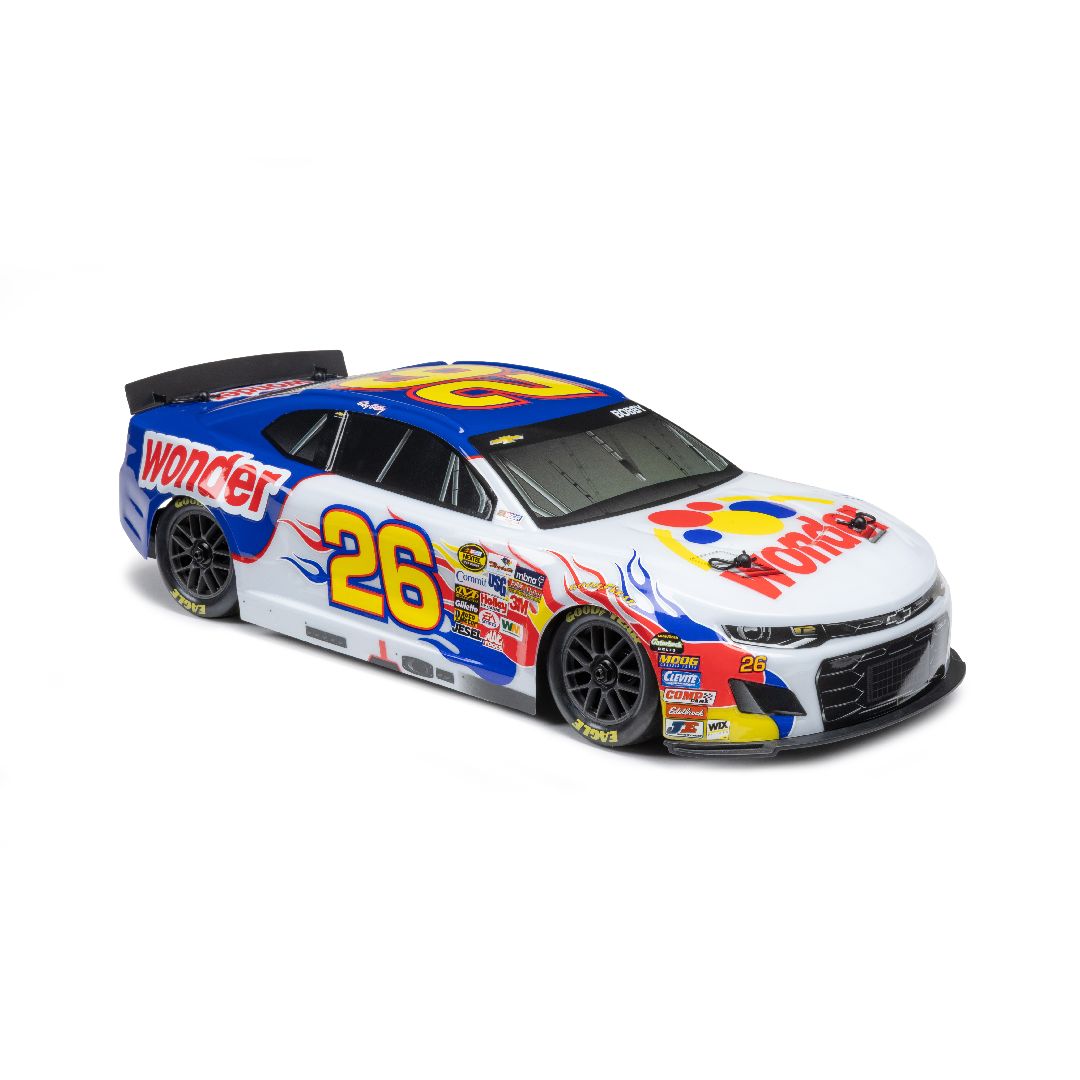 Losi 1/12 NASCAR Ricky Bobby #26 Wonder Bread Chevrolet ZL1 RTR