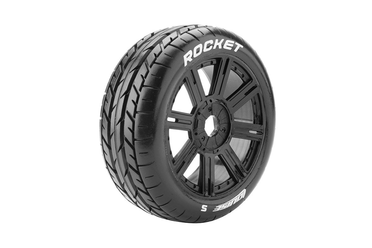 Louise Tires & Wheels 1/8 B-ROCKET Soft Black 17mm (2)