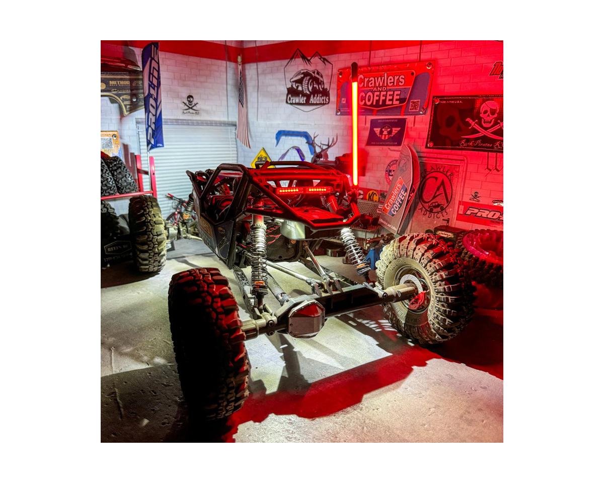 MyTrickRC TrickWhip2 Super Bright Scale Whip Light Tube (130mm) w/12V-3V Voltage Regulator & Receiver Cable