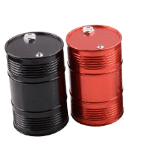 1/10 Scale Aluminum Oil Barrel / Red