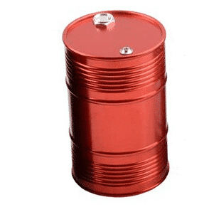 1/10 Scale Aluminum Oil Barrel / Red