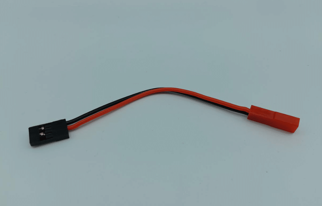 JST M to RX JR F Adaptor cable