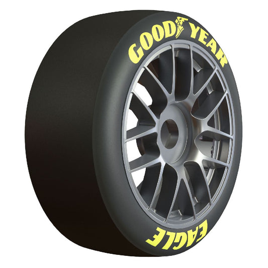 Pro-Line 1/7 Goodyear NASCAR Cup F/R Belted MTD 17mm - Gunmetal