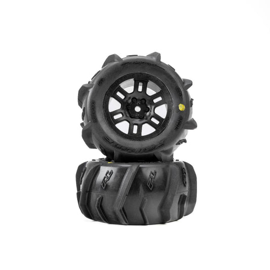 Pro-Line Dumont F/R MT Tires MTD 12mm Black Split Six for ARRMA MINI KRATON (2)