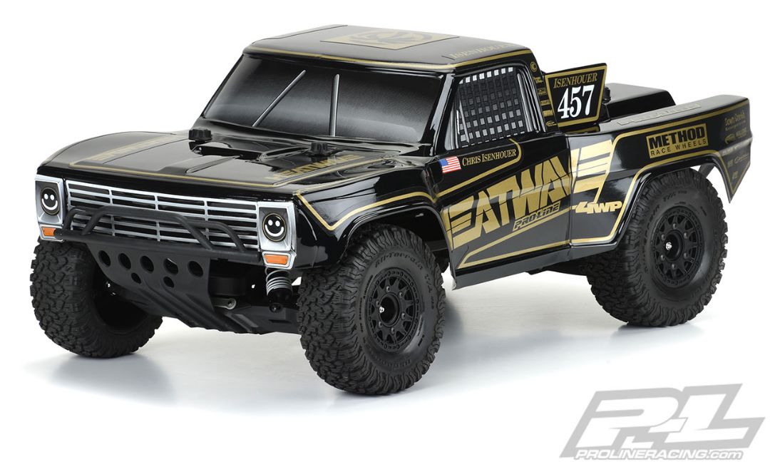 Pro-Line Pre-Cut 1967 Ford F-100 (Black) Body for SC