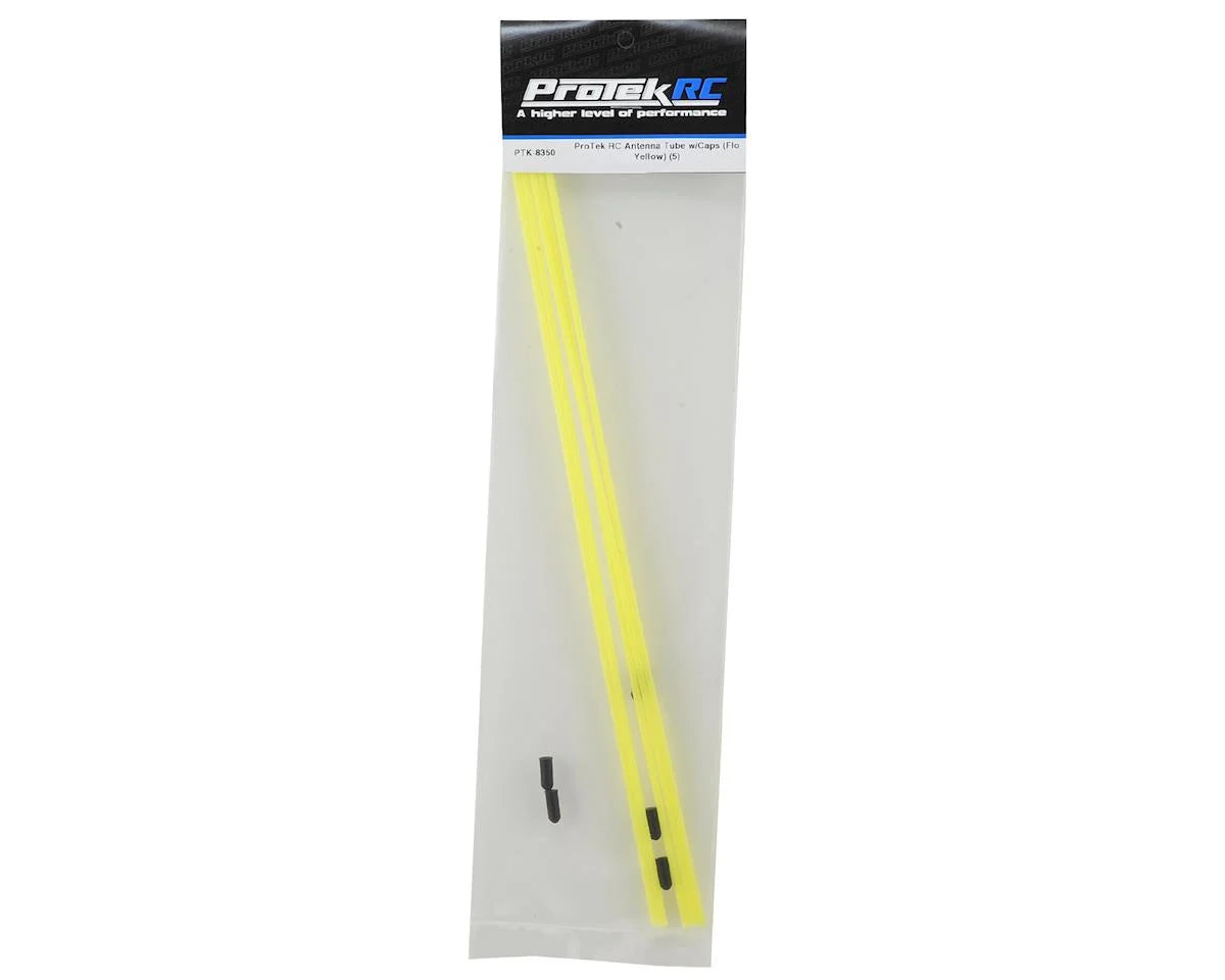 ProTek RC Antenna Tube w/Caps (Black) (5)