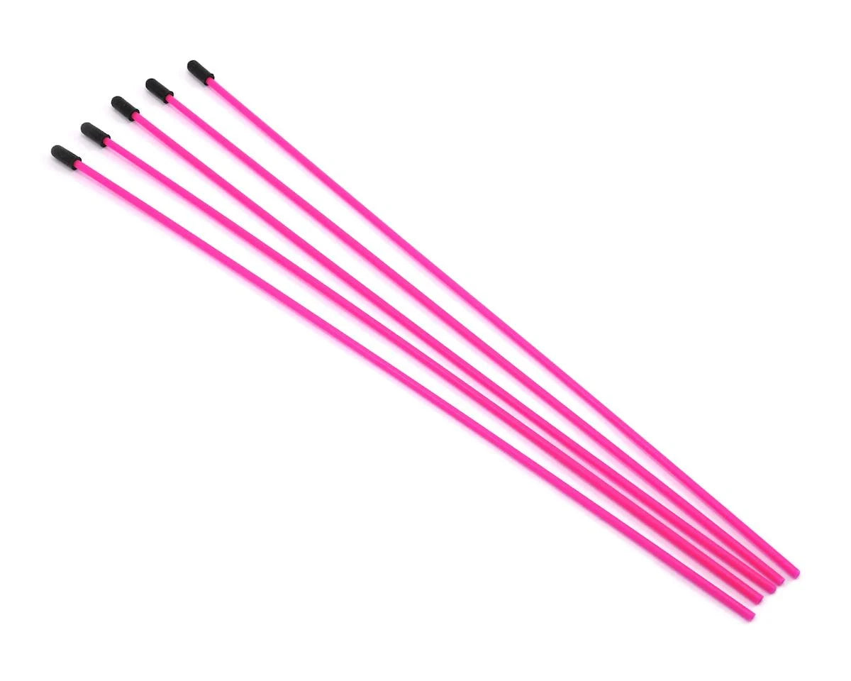 ProTek RC Antenna Tube w/Caps (Black) (5)