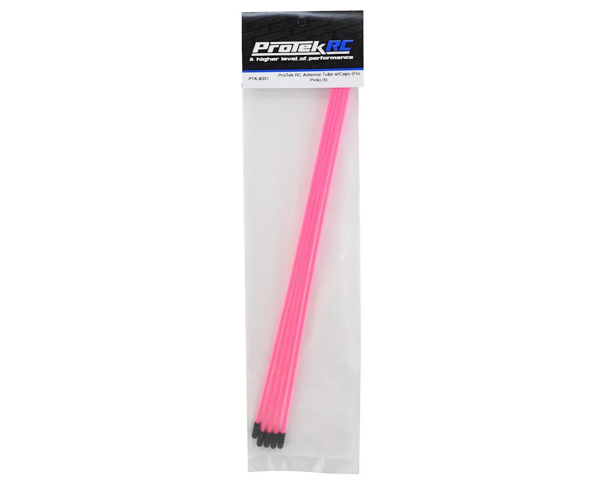 ProTek RC Antenna Tube w/Caps (Black) (5)
