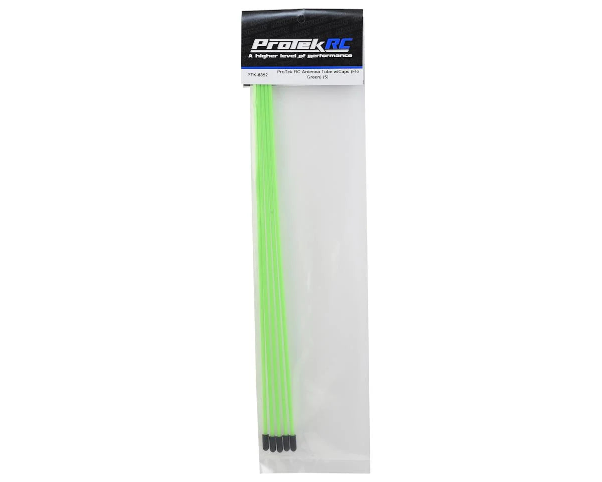 ProTek RC Antenna Tube w/Caps (Black) (5)