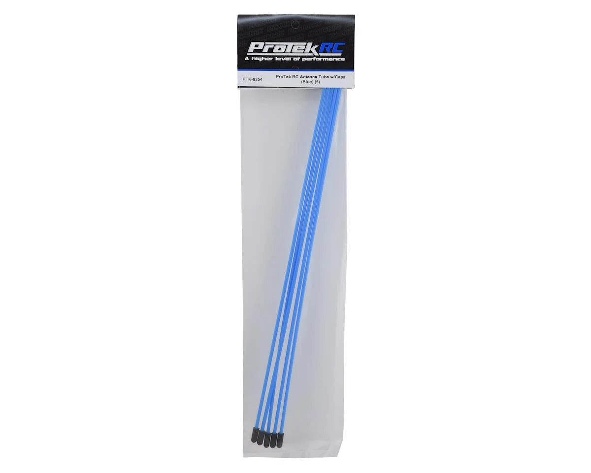 ProTek RC Antenna Tube w/Caps (Black) (5)