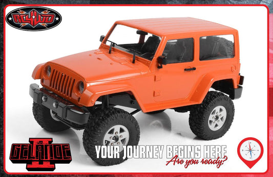 RC4WD 1/18 Gelande II Black Rock 4x4 RTR - Orange