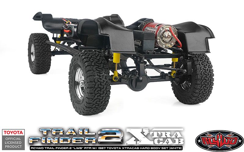 RC4WD 1/10 Trail Finder 2 LWB 87 Toyota Xtracab 4x4 RTR - White