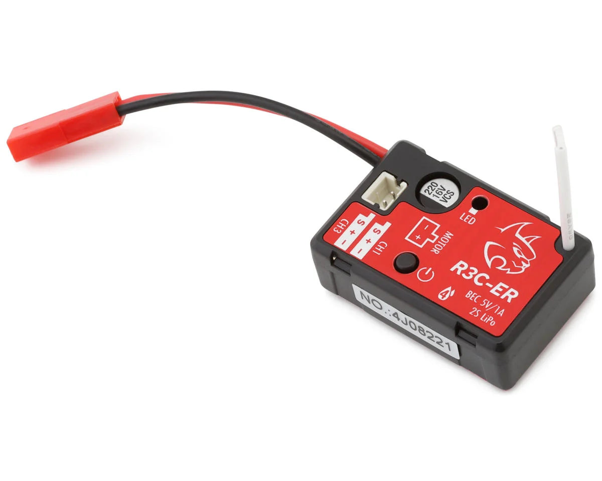 Redcat Log Redcat R3C 4-Channel Transmitter & R3C-ER 2-in-1 ESC/Receiver Unit ...