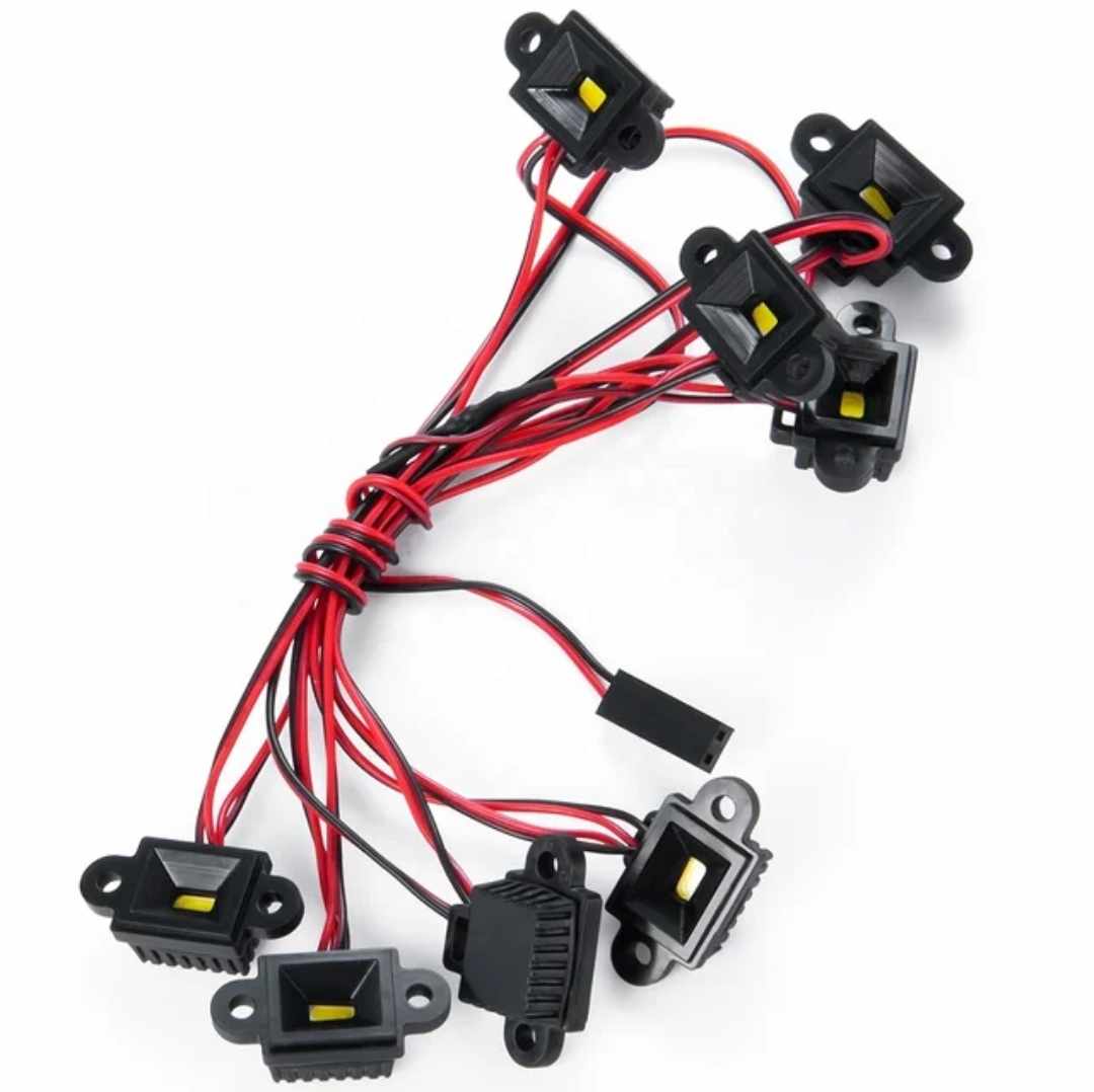 Led Pour Axial TRX4 Lampe Ronde RC Projecteur Voiture 1:10 – Lumières Pour Axial TRX4 SCX10 90046 D90 (néon, Personnalisation RC Led Pour Axial TRX4 Lampe Ronde RC Projecteur Voiture 1:10 – Lumières Pour Axial TRX4 SCX10 90046 D90 (néon, Personnalisation RC
