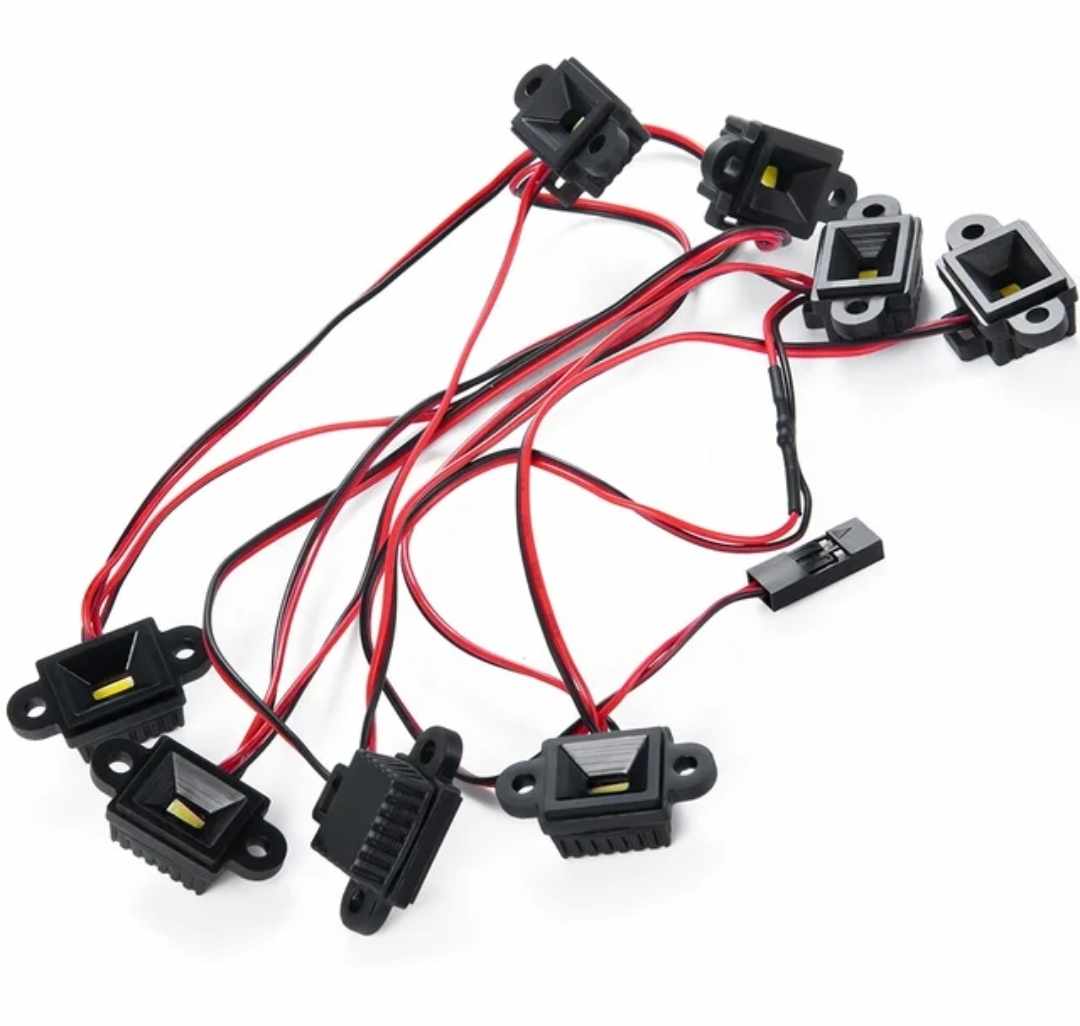 LED rock light set (8) for 1/10 TRX-4 fenders