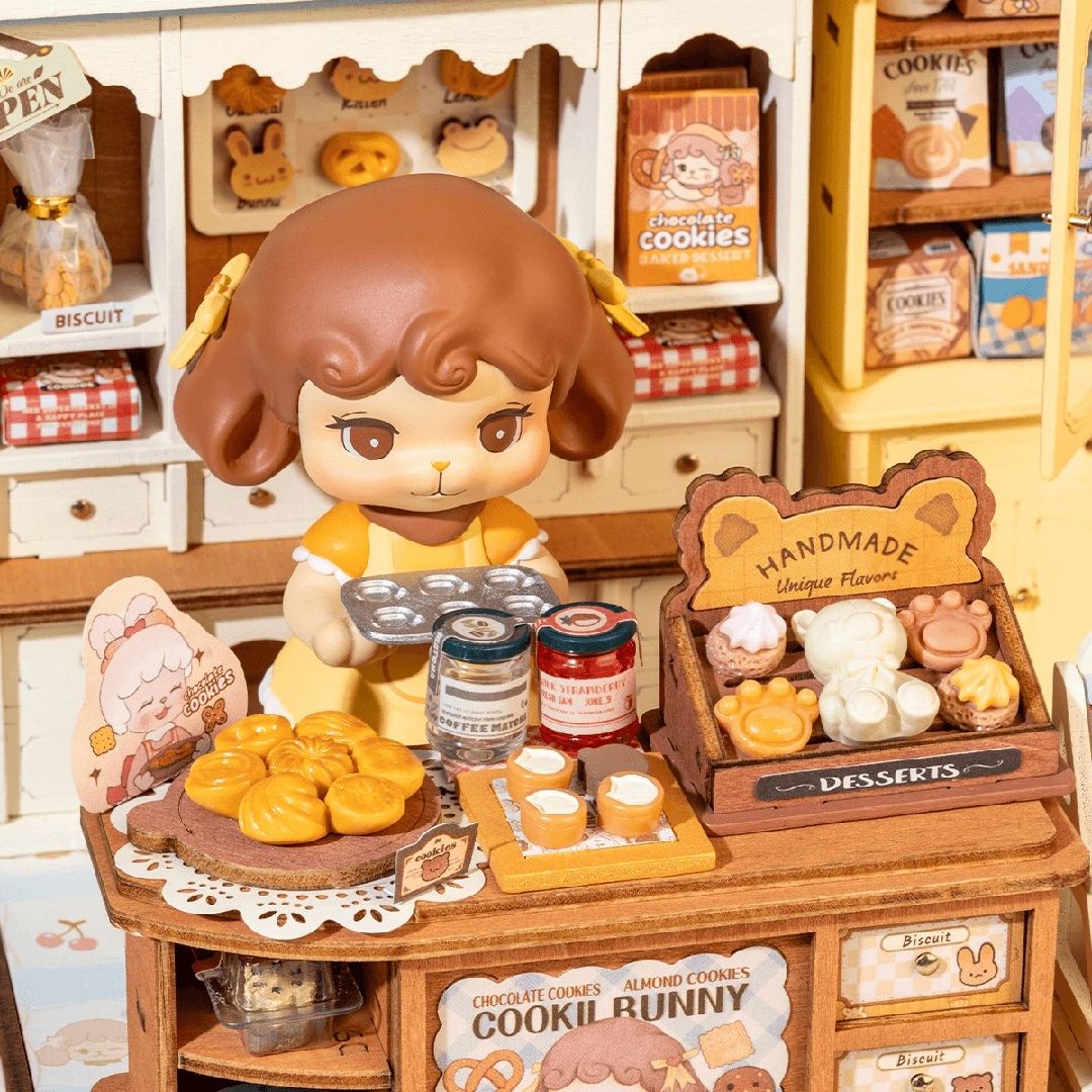 Rolife Cookii Bunny's Cookie Shop DIY Miniature House