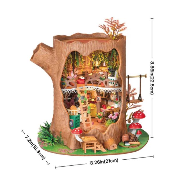 Rolife Fairytale Tree House DIY Miniature House Kit