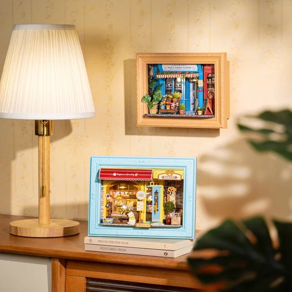 Rolife Fluffy Cat Bakery 3D Wooden Puzzle