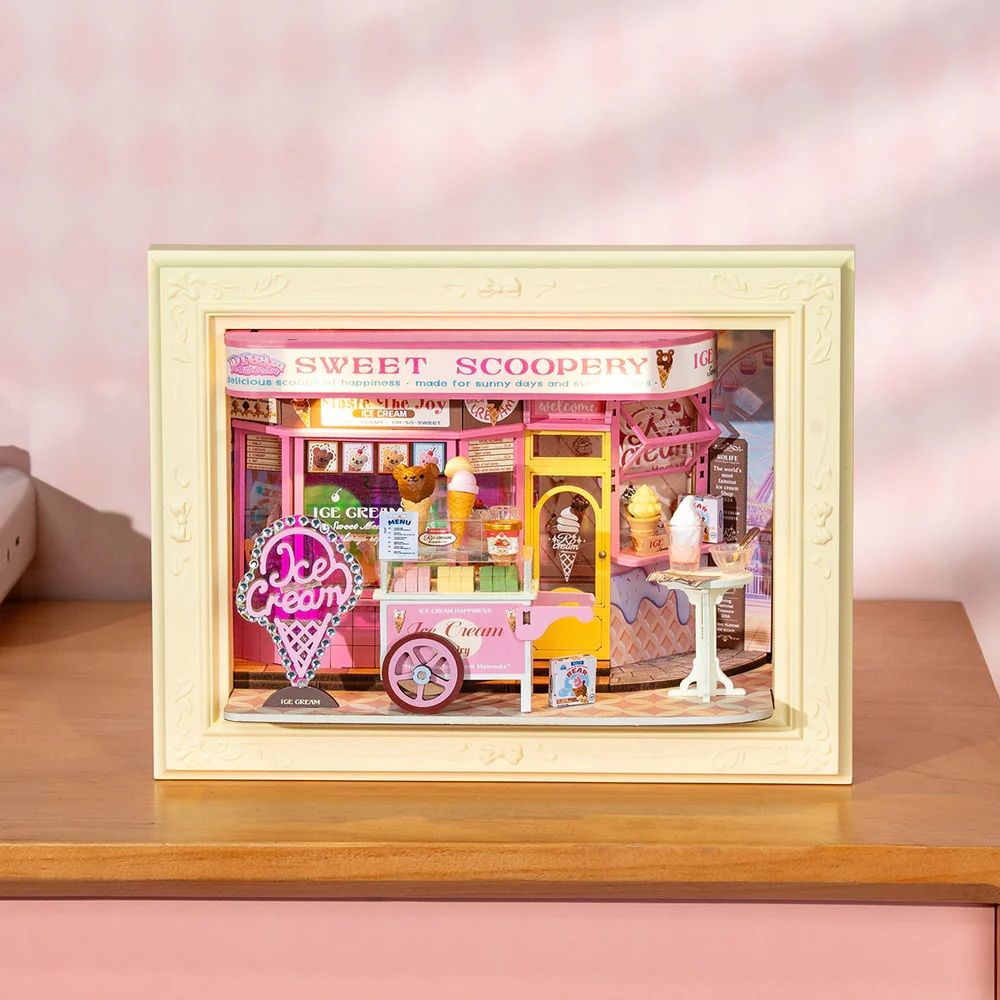 Rolife Sweet Scoopery Ice Cream 3D Wooden Puzzle