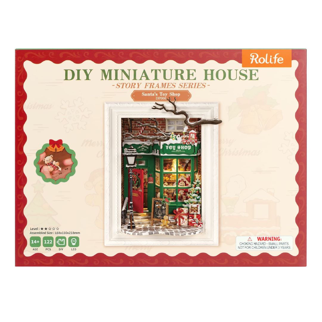 Rolife Story Frame - Santa's Toy Shop