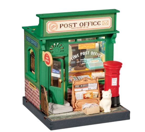 Rolife Century Post Office DIY Miniature House Kit