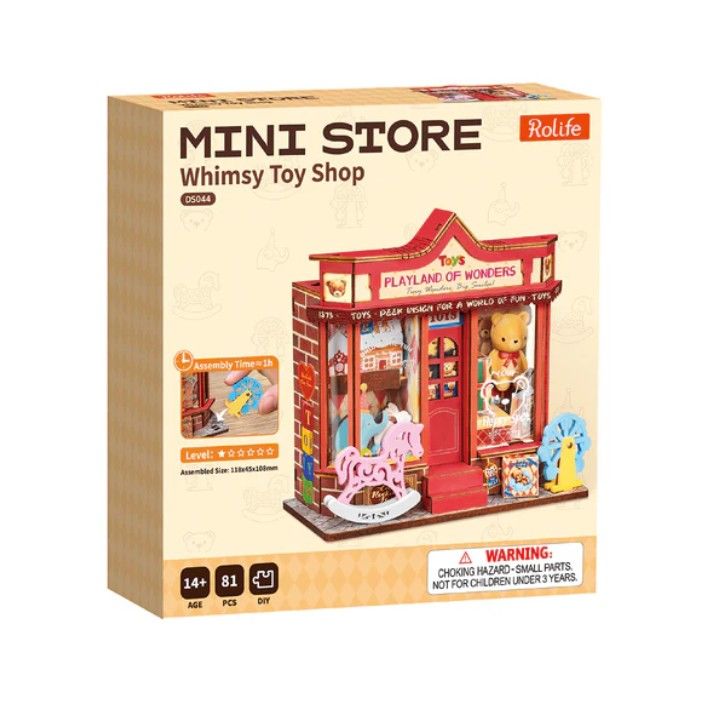 Rolife Whimsy Toy Shop DIY Miniature House Kit