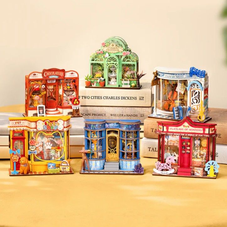 Rolife Whimsy Toy Shop DIY Miniature House Kit