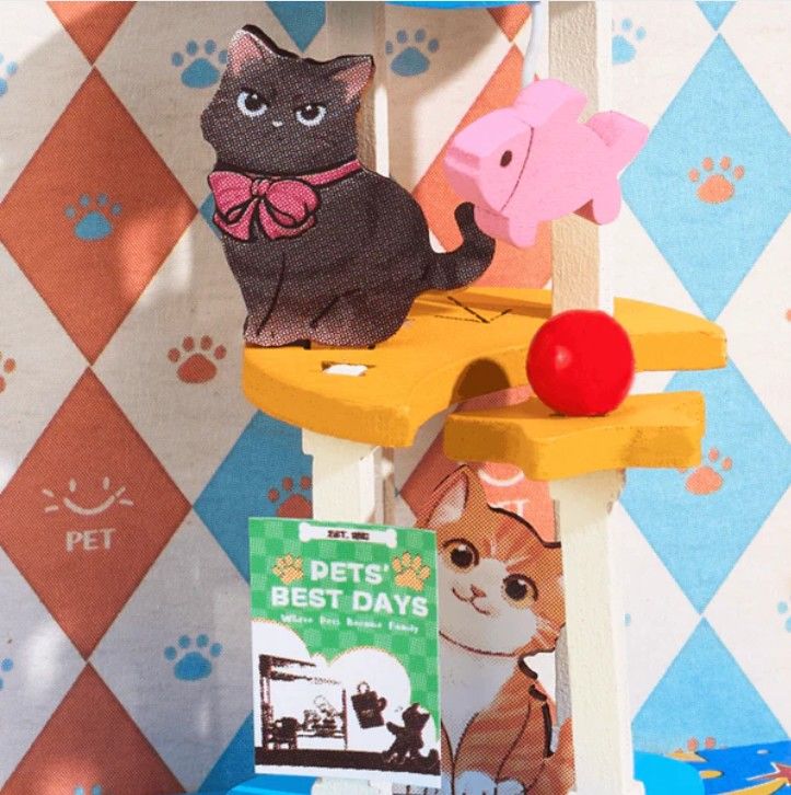 Rolife Pawfect Pet Shop DIY Miniature House Kit