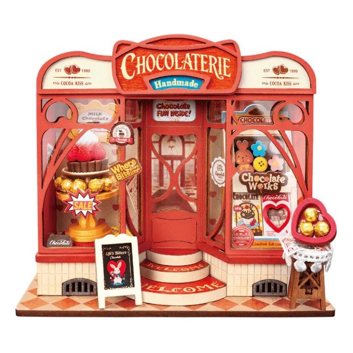 Rolife Sweet Chocolate Shop DIY Miniature House Kit