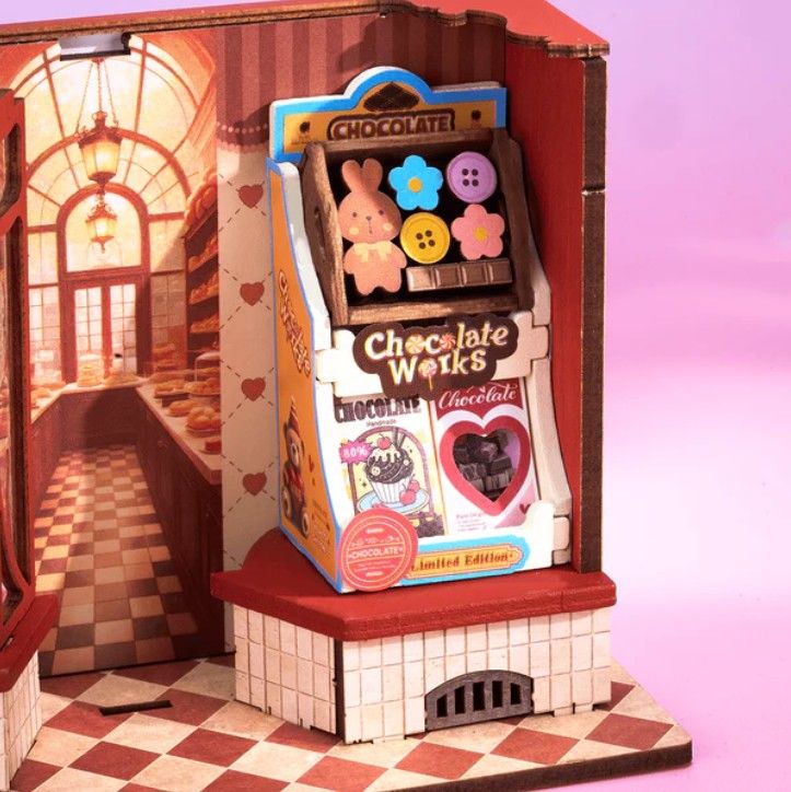 Rolife Sweet Chocolate Shop DIY Miniature House Kit