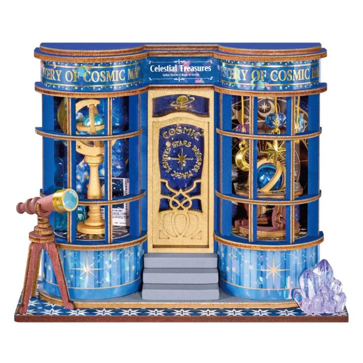 Rolife Magic Astronomy Shop DIY Miniature House Kit