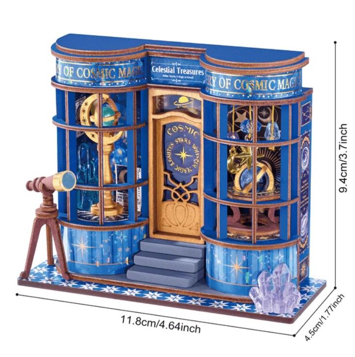 Rolife Magic Astronomy Shop DIY Miniature House Kit