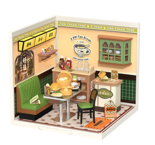 Rolife Hong Kong Bites Café DIY Plastic Miniature House