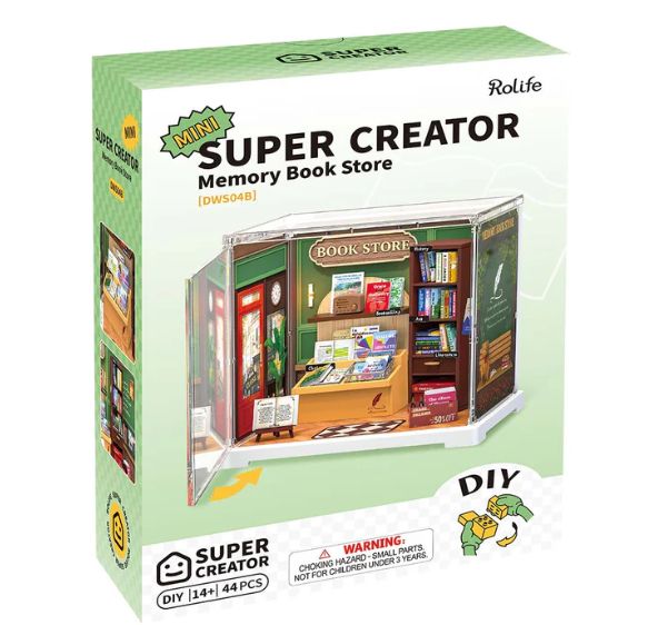 Rolife Memory Book Store DIY Plastic Miniature House