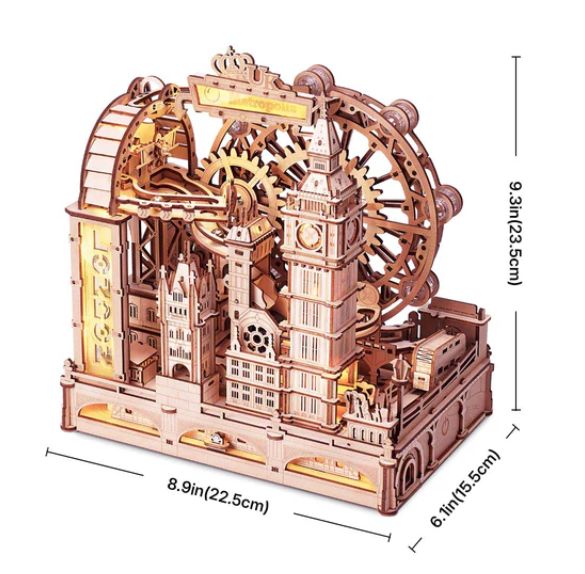 ROKR Marble Travel, London 3D Wooden Puzzle