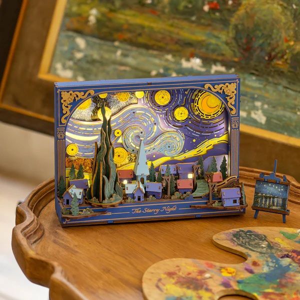 Rowood The Starry Night Wooden Puzzle