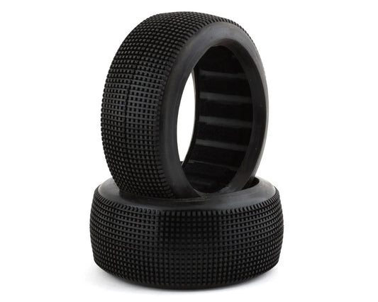 Raw Speed RC Mach One 1/8 Buggy Tires (2) (Super Soft - Long Wear) w/Closed Cell Inserts