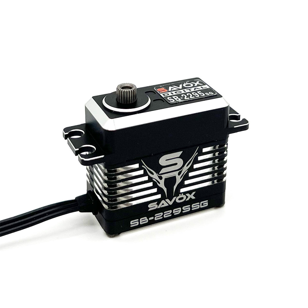 High Torque, High Voltage Monster Brushless Servo, Black Edition, 0.050sec / 555.5oz @ 8.4V