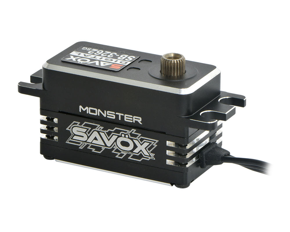 High Torque, High Voltage, Brushless Servo, Black Edition, .065sec/486.1oz@8.4V