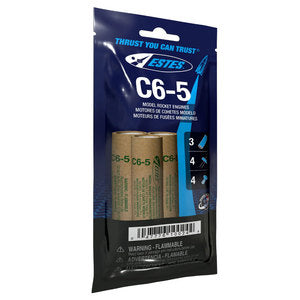 C6-5 Model Rocket Engines (3pk)