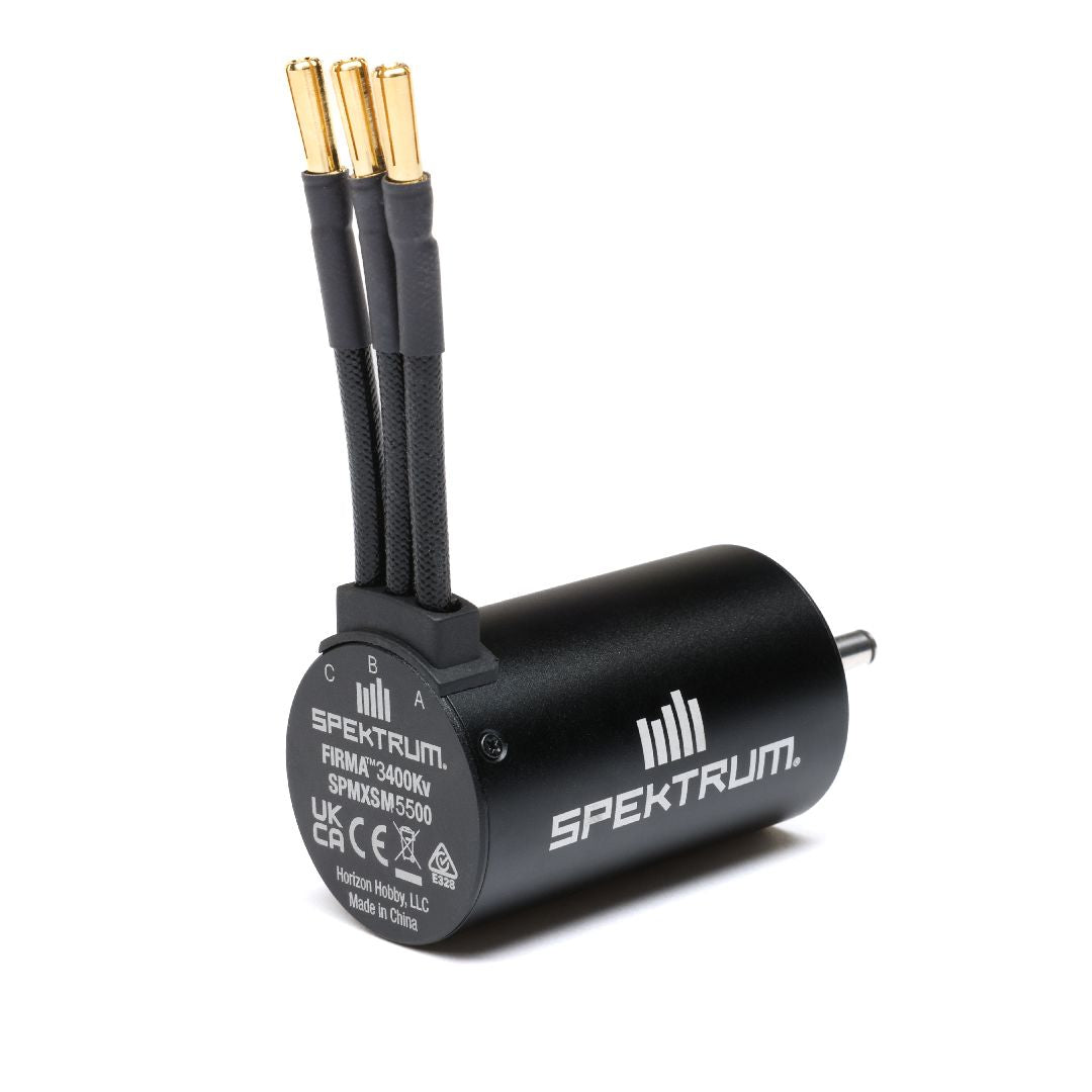 Spektrum Firma 3650 3400Kv 4 Pole Sensorless Brushless Motor: 5mm