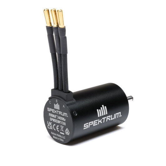 Spektrum Firma 3650 3400Kv 4 Pole Sensorless Brushless Motor: 5mm