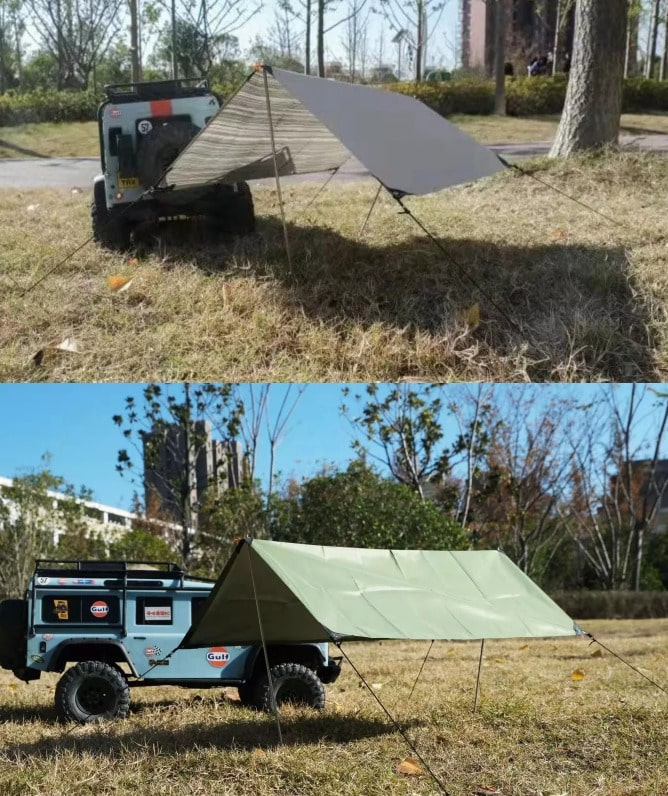 Beige tent for 1/10 RC