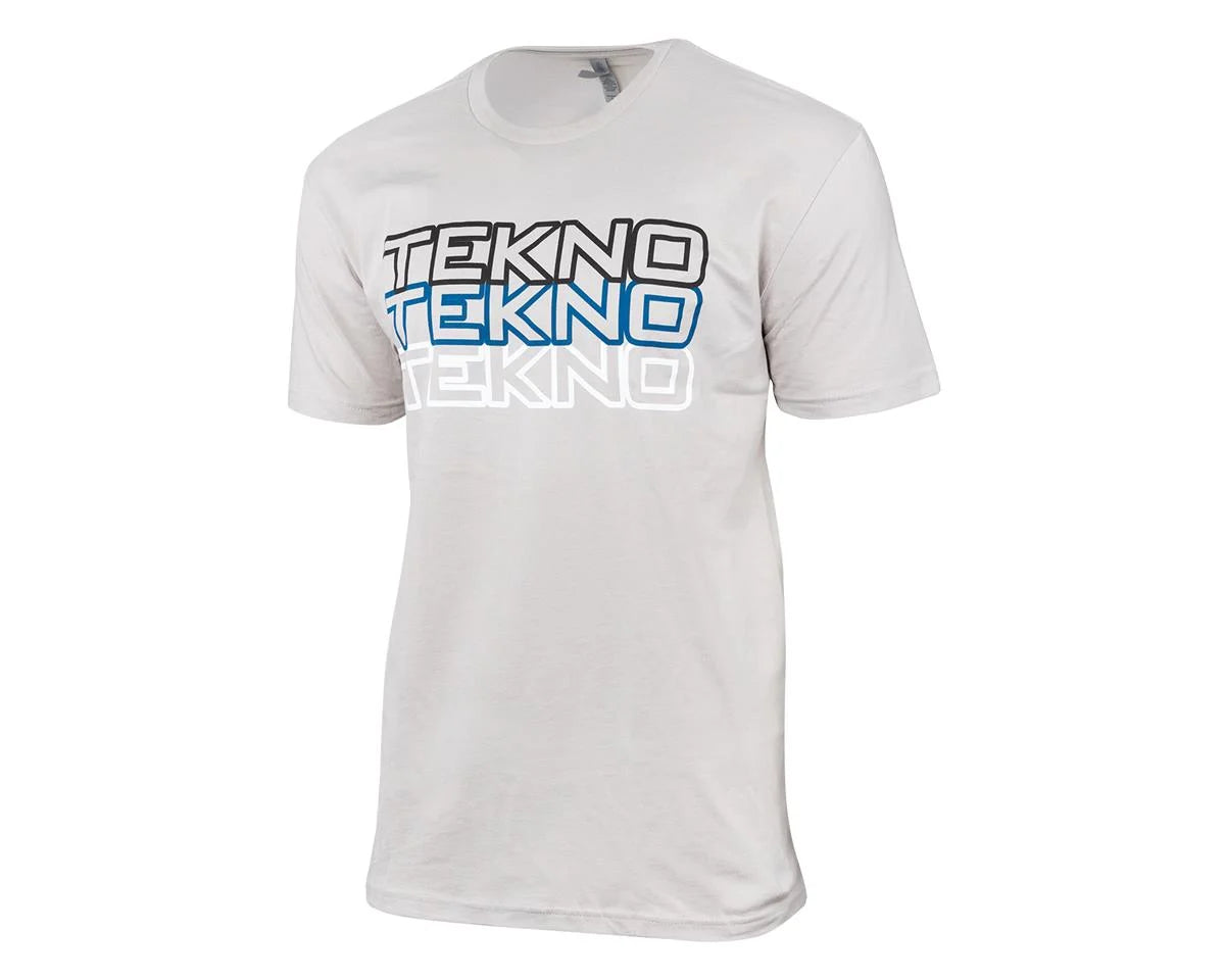Tekno RC Stacked Logo T-Shirt (Light Grey)
