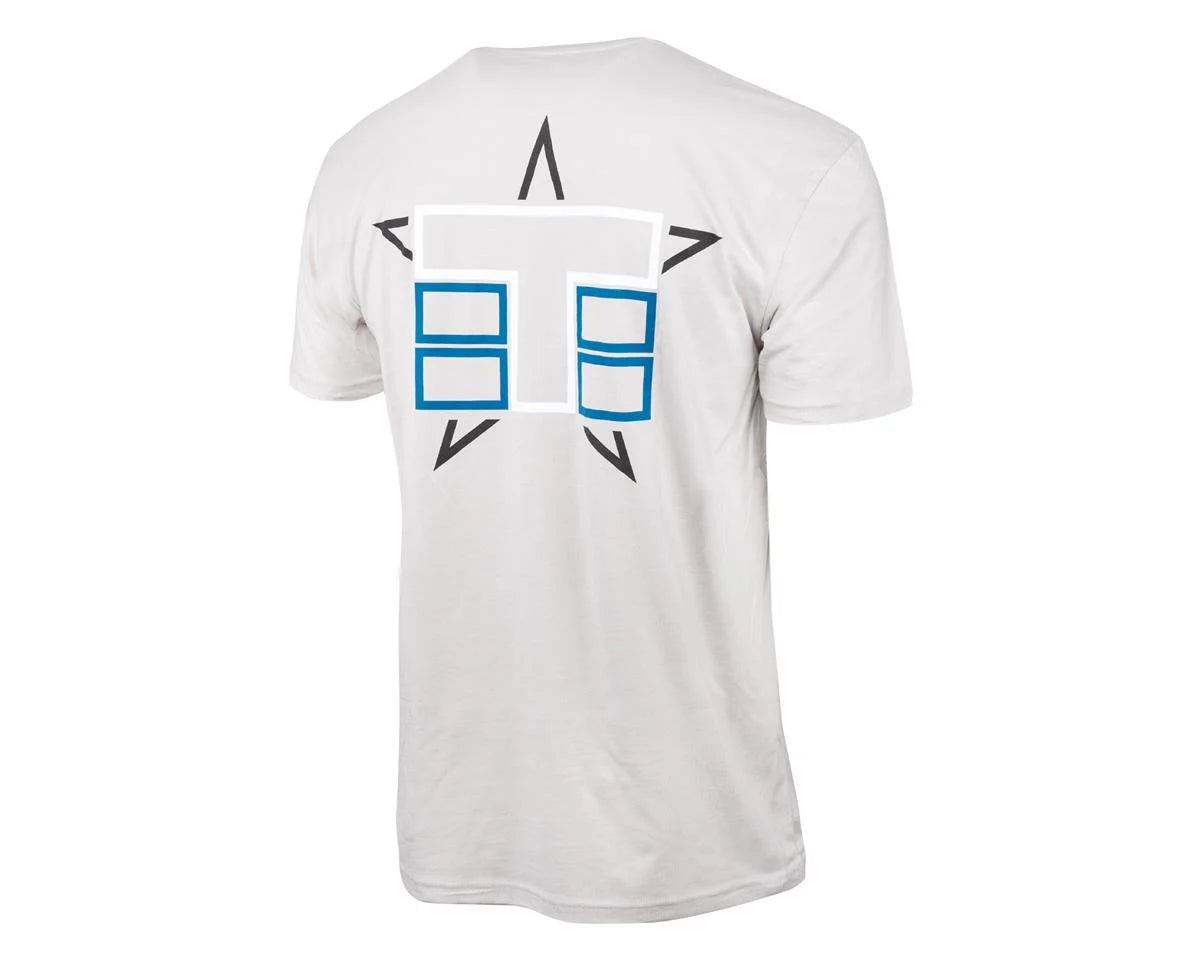 Tekno RC Stacked Logo T-Shirt (Light Grey)