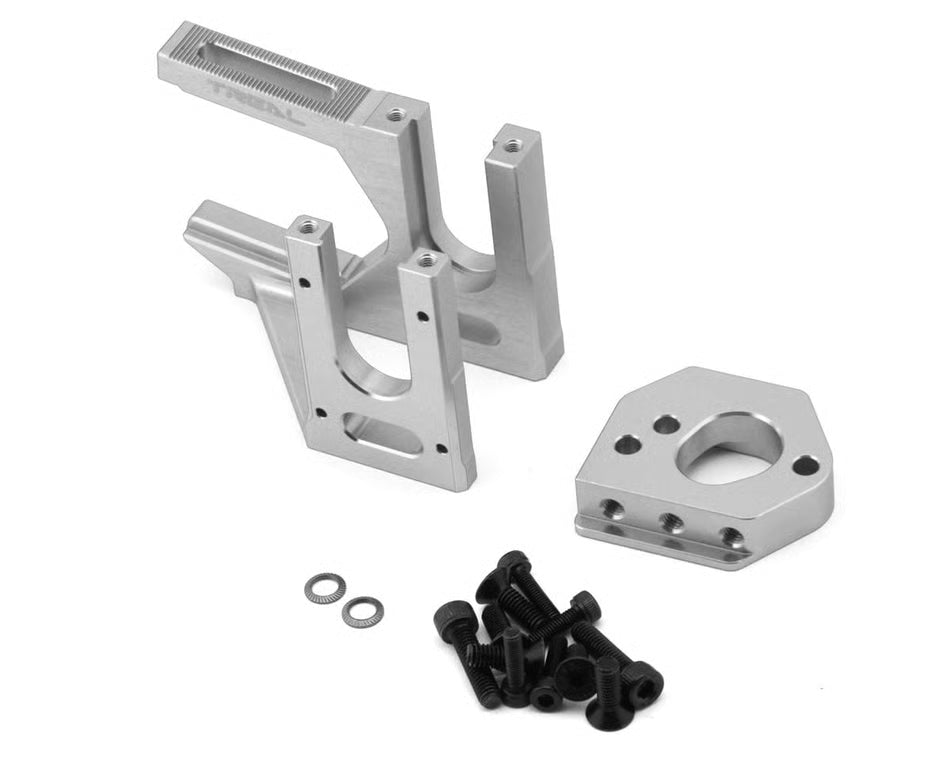 Treal Hobby Arrma 6S Aluminum Motor Plate & Center Differential Mount Set (Red)