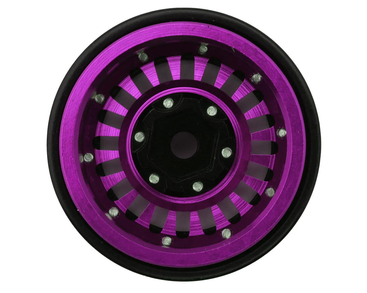 Treal Hobby Type C 1.0" Brass Beadlock Crawler Wheels (4) (27.3g)