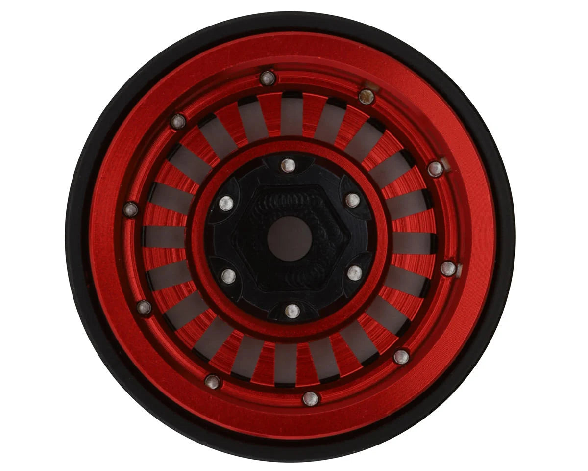 Treal Hobby Type C 1.0" Brass Beadlock Crawler Wheels (4) (27.3g)