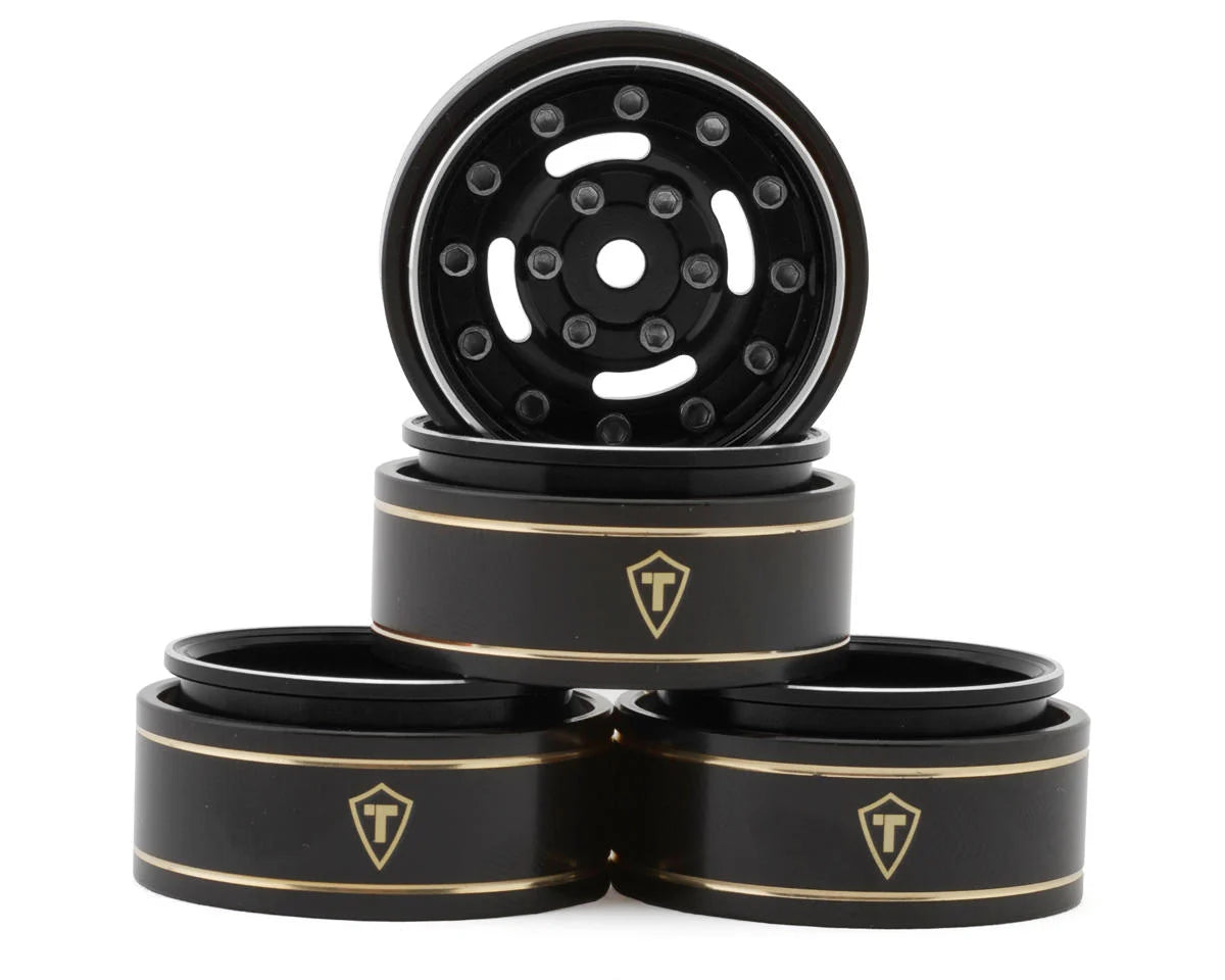 Treal Hobby Type F 1.0" Deep Dish Beadlock Wheels (4) (27g)